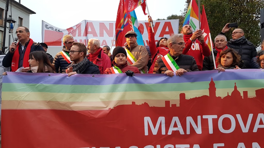 Manifestazione Mantova è Antifascista e Antirazzista 24/11/2018