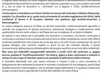 SCIOPERO NAZIONALE TRASPORTO PUBBLICO LOCALE VENERDÌ 14 GENNAIO. Enzo Garaboldi (Segretario Provinciale Filt Cgil Mantova): “e Associazioni Datoriali non vogliono ascoltare la voce dei lavoratori che chiedono di rendere più dignitoso il loro lavoro”