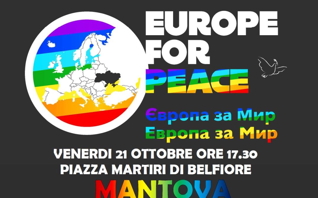 Venerdì 21 ottobre, ore 17.30, presidio Europe for Peace in piazza Martiri di Belfiore