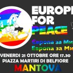 Venerdì 21 ottobre, ore 17.30, presidio Europe for Peace in piazza Martiri di Belfiore