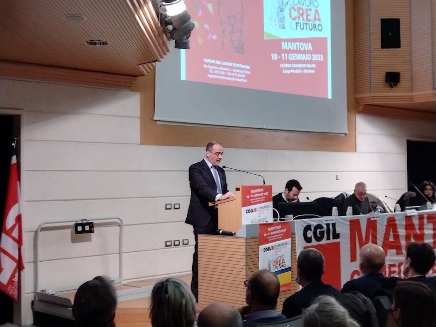 Congresso Provinciale Cgil Mantova: Soffiati rieletto con l’84% dei consensi