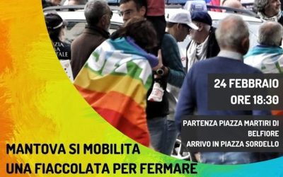 Il 24 febbraio Fiaccolata per la Pace in piazza Martiri di Belfiore a una anno dall’inizio della guerra in Ucraina