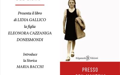 “Una bambina in fuga – Diari e lettere di un’ebrea mantovana al tempo della Shoah”: il 5 aprile alla Cgil di Mantova la presentazione del libro di Lidia Gallico