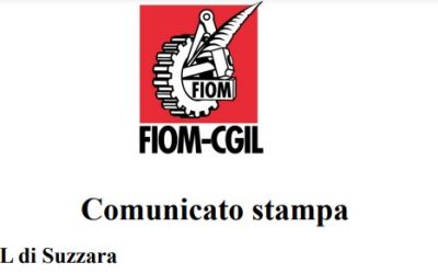 Infortunio alla B.C.L. di Suzzara: il comunicato stampa unitario di Fim Cisl, Fiom Cgil e Uilm