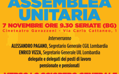 Verso lo sciopero generale, assemblea unitaria a Seriate il 7 novembre