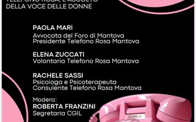 “Rosa la voce delle donne”: mostra in Sala Motta e il 25 novembre incontro con Telefono Rosa in occasione della Giornata Internazionale per l’eliminazione della violenza sulle donne
