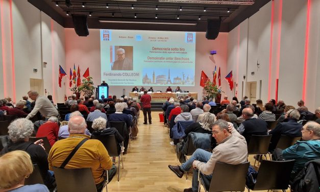 “Democrazia sotto tiro” stretta tra nazionalismi e populismi, a Bolzano lo Spi analizza la situazione. Scacchetti: “Referendum strumento democratico per cambiare le cose”
