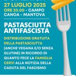 Il 27 luglio a Campo Canoa torna la Pastasciutta Antifascista