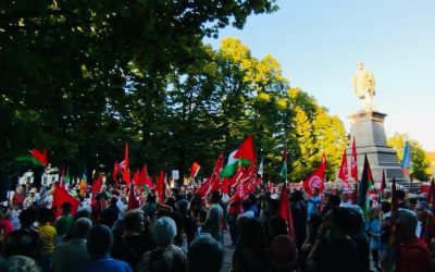 Mille persone in piazza per Gaza