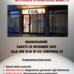 A Castel Goffredo nuova sede della Cgil di Mantova intitolata a Donatella Bignotti, sabato 22 novembre inaugurazione