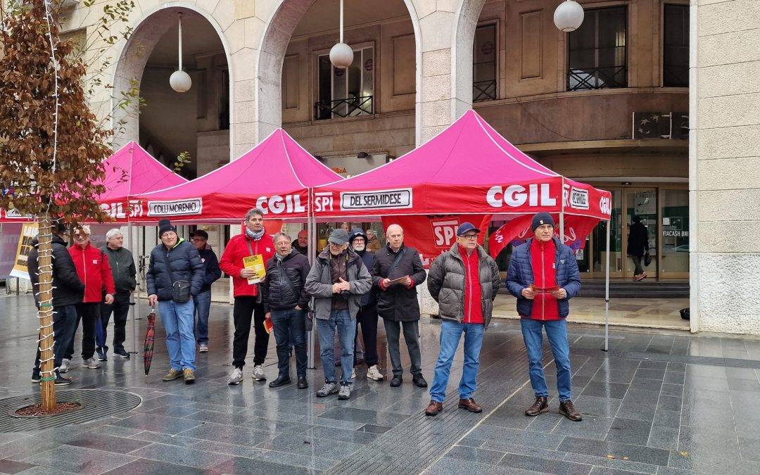 Lo Spi in piazza contro la Finanziaria, una delegazione ricevuta dal prefetto