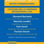 No alla riforma della giustizia, le iniziative del Comitato del NO: il 17 marzo Bachelet e Landini chiudono la campagna al Mamu
